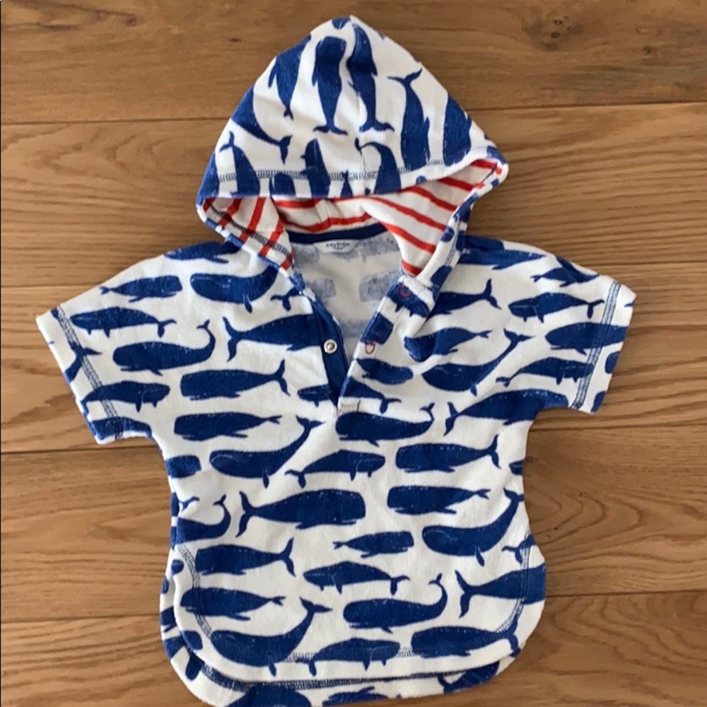 NWOT mini boden terry cover up